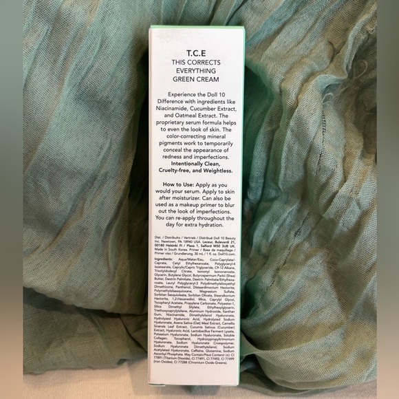 Doll 10 T.C.E.™ This Corrects Everything Green Cream • 30ml / 1 fl oz • NWB - Picture 3 of 4